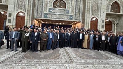 حضور نمایندگان در حرم امام خمینی (ره) برای تجدید میثاق با آرمان‌های امام راحل و شهدا