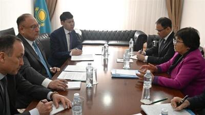 دیدار نمایندگان سازمان ملل و قزاقستان درباره افغانستان