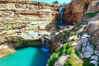آبشار چشمه گوش؛ جاذبه ای بکر در قلب لرستان