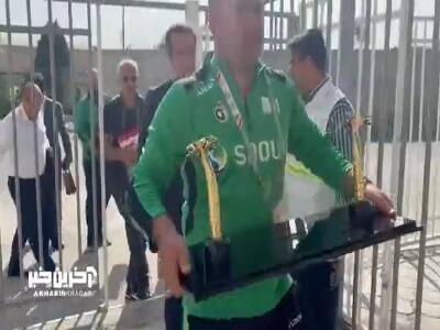 جام وارد ورزشگاه امام خمینی شد