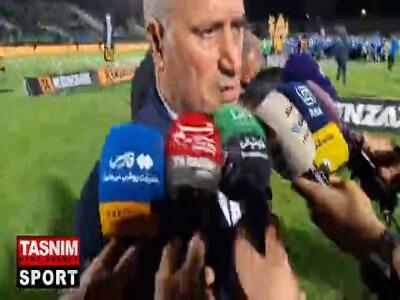 مهدی تاج: از میزبانی اراک راضی بودیم و اتفاق خاصی هم نیفتاد
