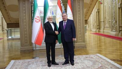 دیدار معاون اول رئیس‌جمهور ایران با رئیس‌جمهور تاجیکستان