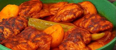 هفته ای دوبار این غذای ساده و خوشمزه رو میپزم / غذای فوری با مرغ