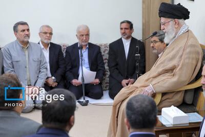 تصاویر: دیدار وزیر کشور و استانداران با رهبر انقلاب