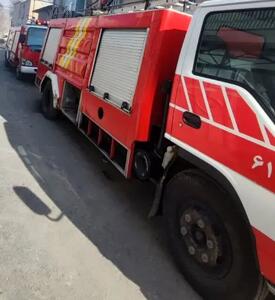 آتش سوزی بیمارستان امام علی(ع) کرمانشاه مهار شد