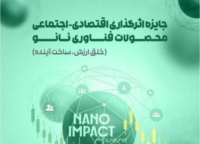فراخوان جایزه ملی اثرگذاری اقتصادی- اجتماعی محصولات نانو 