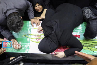 تشییع پیکر مطهر شهیدقاضی « احسان باقری»
