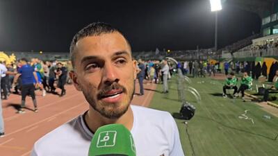 اشک های ابوالفضل جلالی در مصاحبه با فوتبالی پس از قهرمانی استقلال