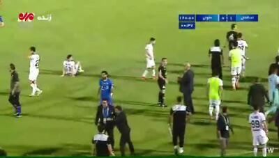 حواشی بعد از گل اول استقلال به ملوان