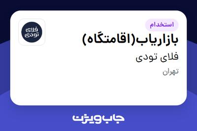 استخدام بازاریاب(اقامتگاه) در فلای تودی