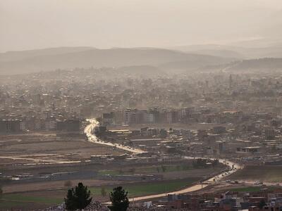 شاخص روزانه آلودگی هوای بجنورد  و شیروان در وضعیت ناسالم قرار دارد