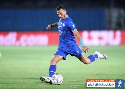 پیراهن جالب ابوالفضل جلالی در دیدار امروز استقلال مقابل ملوان