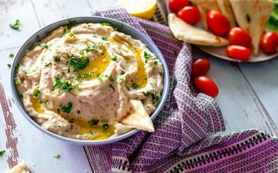 دیپ بادمجان ؛ دیپ بادمجون با نون چیپسی یه پیش‌غذای مجلسی