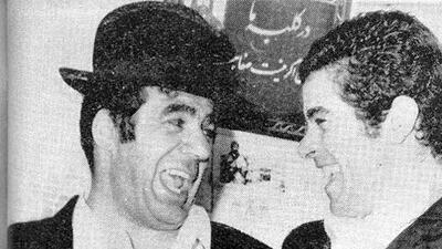 عکس سلبریتی ها  / «بهروز وثوقی و ناصرملک مطیعی» در نمایی از فیلم طوقی / سال 1349