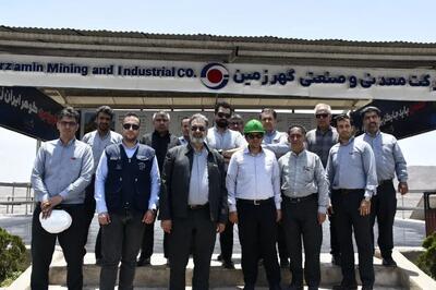 بازدید مدیر توسعه و بهره برداری معادن ایمیدرو از معادن و کارخانجات منطقه گل گهر