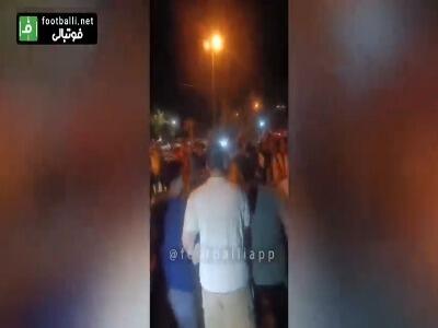 شادی استقلالی‌ها در خرم آباد پس از قهرمانی در جام حذفی