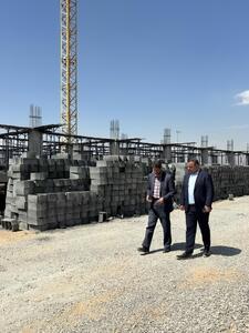 بازدید معاون عمرانی استانداری اصفهان از پروژه ۱۴۷ هکتاری مسکن ملی شاهین شهر