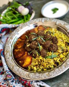 ریحان پلو با گوشت؛ پلو مخلوط خوشمزه و خاص