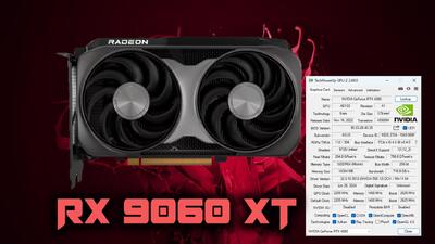 نرم‌افزار GPU Z از گرافیک‌های AMD RX 9060 XT و RTX 5060 انویدیا پشتیبانی می‌کند