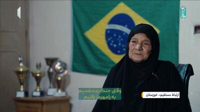 گزارش جذاب از فوتبال در زمین های خاکی خوزستان به همراه حضور مادر دلسوز اهوازی