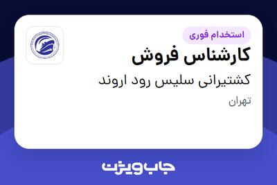 استخدام کارشناس فروش در کشتیرانی سلیس رود اروند