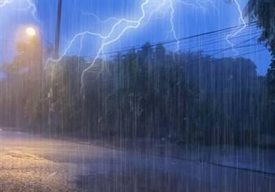 رگبار و رعد و برق در نوار شمالی کشور