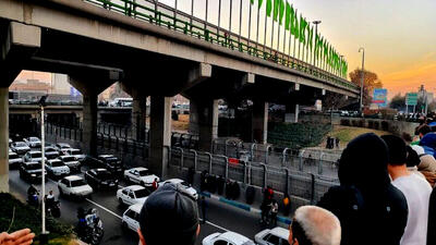 سقوط مرگبار مرد میانسال از پل نیایش در تهران