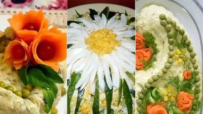 15 مدل تزیین شیک سالاد الویه