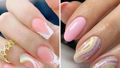 ناخن انتزاعی پاستیلی؛ 15 طرح محبوب برای طراحی مد روز
