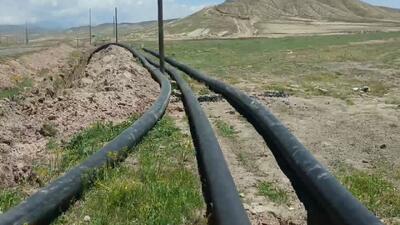 آغاز عملیات خط انتقال آب شرب شهر مهربان