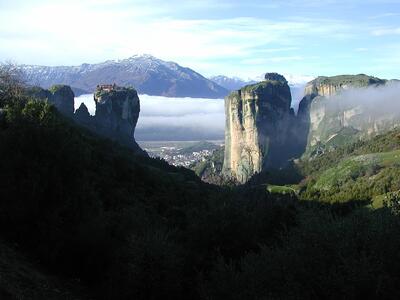 صومعه های Meteora در یونان 
