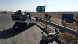 واژگونی مرگبار خودروی سواری در آزادراه؛ 2 نفر جان باختند