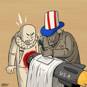 کاریکاتور/ صلحی که آمریکا می‌خواهد!