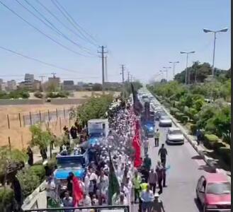 آیین بدرقه عنوان طولانی ترین کاروان پیاده روی اربعین حسینی