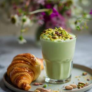 طرز تهیه میلک شیک پسته خوشمزه و مقوی