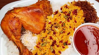 دستور پخت زرشک پلو با مرغ مجلسی / راز خشک نشدن و خوش رنگ و رو شدن