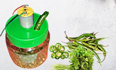 طرز تهیه دستگاه برش فلفل سبز و سبزیجات در خانه