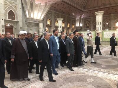 تجدید میثاق وزیر امور خارجه و کارکنان دستگاه دیپلماسی با آرمان‌های بنیانگذار انقلاب اسلامی