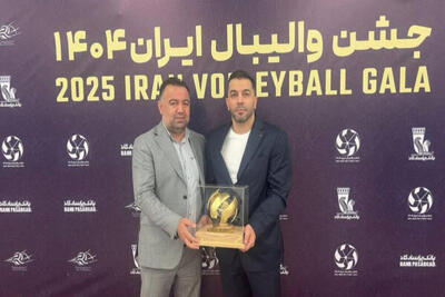 عبدالرضا علیزاده، بهترین مربی سال والیبال ایران شد