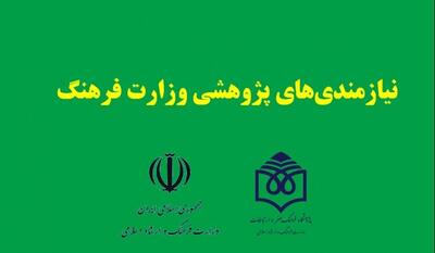 نیازمندی‌های پژوهشی وزارت فرهنگ اعلام شد