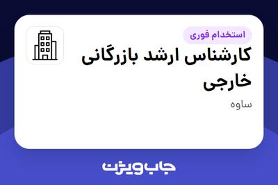 استخدام کارشناس ارشد بازرگانی خارجی در سازمانی فعال در حوزه کالاهای الکتریکی و لوازم خانگی