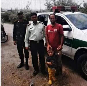 کودک ۳ ساله گمشده در مشگین شهربه آغوش خانواده بازگشت