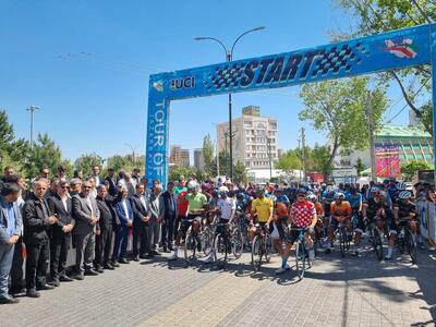 مرحله پنجم سی و هفتمین دوره تور دوچرخه سواری ایران-آذربایجان آغاز شد - پارس فوتبال