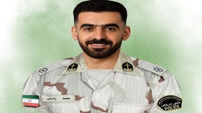 تشییع پیکر شهید زارعی در جزیره قشم