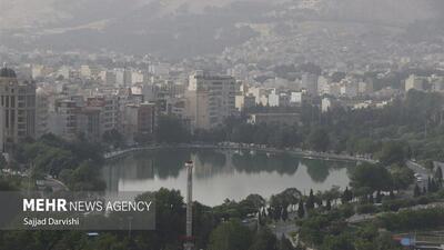 وقوع پدیده گردوغبار در آسمان لرستان