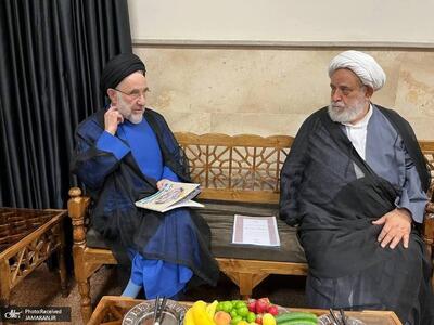واکنش شیخ حسین انصاریان به حاشیه سازی‌ها درباره دیدار سیدمحمد خاتمی (فیلم)