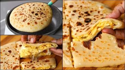 طرز تهیه نان شکم پر هندی در خانه