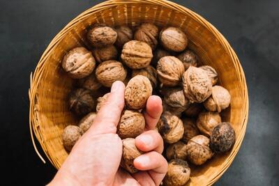 با گردو سه سوته سرفه را درمان کنید