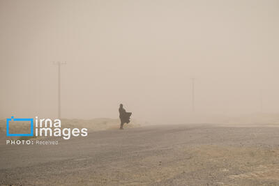 طوفان سبب مسدود شدن بزرگراه زابل - زاهدان شد