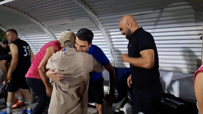 حضور جواد رضویان در تمرین دهه شصتی‌ها - پارس فوتبال